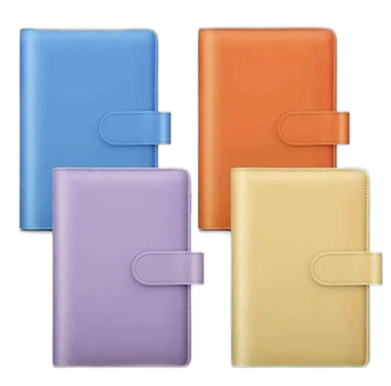 PU Leather Six Ring Notebook Binder